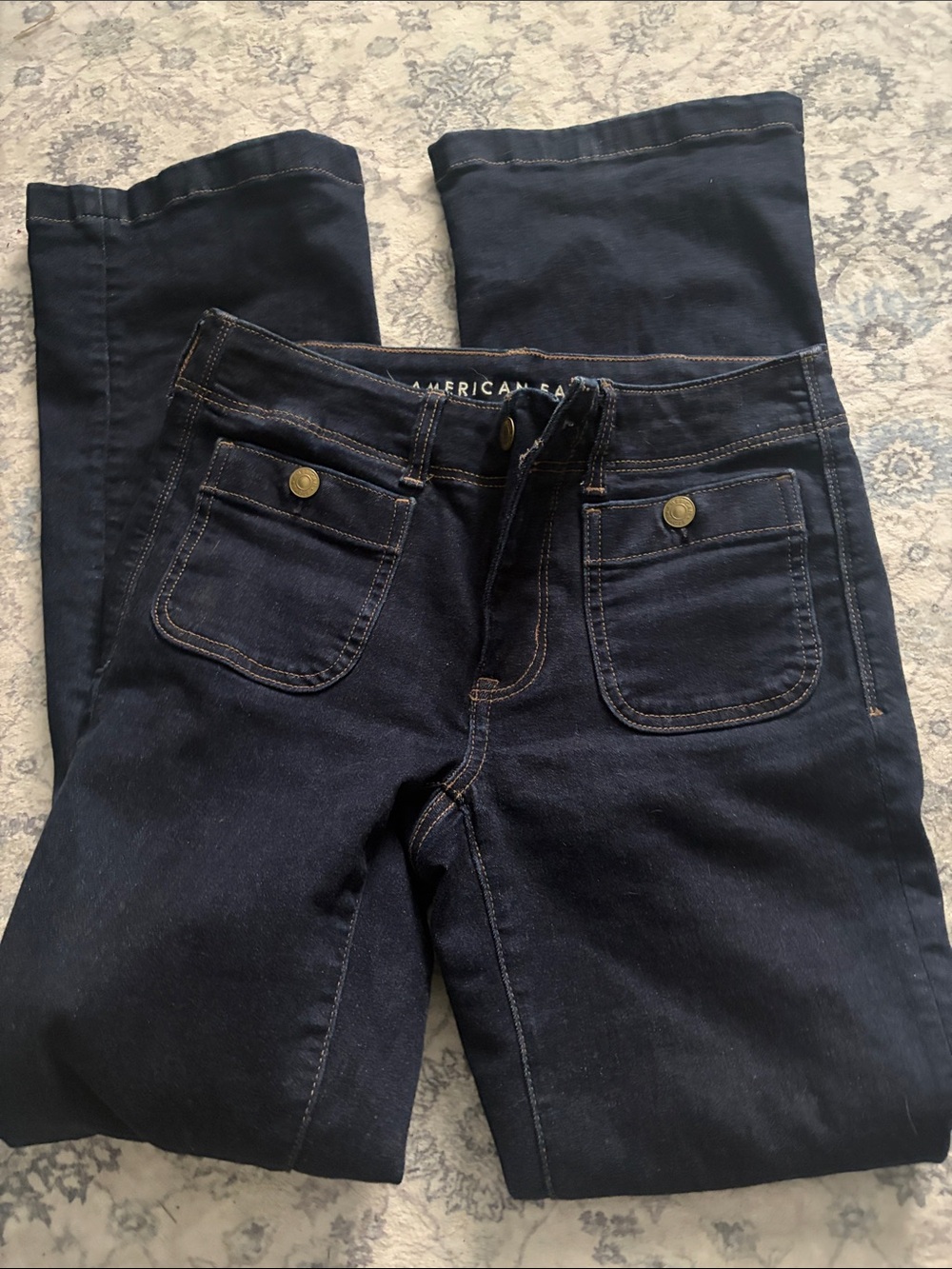 American Eagle Outfitters Women's Dark Indigo Boot Cut Jeans